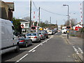 Waiting for Bollo Lane Level Crossing