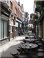 TQ1774 : Alley Off Richmond Green (2) by Peter Whatley