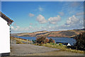 Cottage garden and Loch Harport