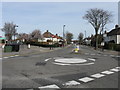 Mini-roundabout at West Acton station