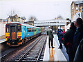 Rush hour at Brighouse station