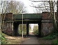 Old bridge over the Trans Pennine Trail to Hornsea