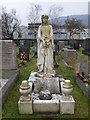 Memorial in Cae Melwr Cemetery