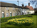 Cottages by the churchyard