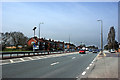 The major East Lancs Road junction at Lane End