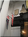 Flags within St Mary Woolnoth (2)