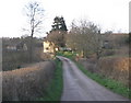 Road, to Higher Comberoy Farm