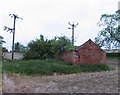 Derelict building in a field