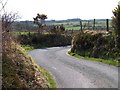 Bends in the Bryn Engan lane