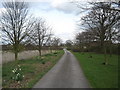 Access Lane leading from Carlton Farm