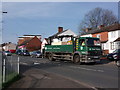 Lorry unloading in Albion St, Kenilworth