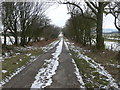 Long straight road between Gwndir and Cwm