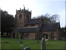 SJ7633 : St Peter's Church, Broughton by John Lord