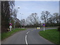 Junction of Shaw Hall Lane and the A449