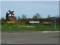 Village signposts Grimoldby and Manby