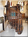 Steps up to the pulpit at St Sepulchre, Holborn Viaduct