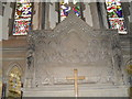 Depiction of The Last Supper above the altar at St Mary, Easebourne