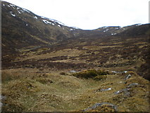 NH4606 : Remains of Shieling on upper Glen Brein's western slopes by Sarah McGuire