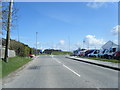 Blackwater road approaching the B3277 roundabout.