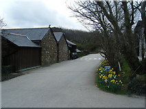 SW7750 : Cornish Cyder Farm entrance. by Colin Pyle