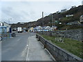 Portreath looking inland from the sea-front.