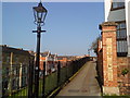 Footpath above Newcastle Drive, The Park, Nottingham