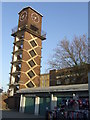 Chrisp Street Market clock tower