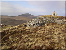 NC3361 : Summit cairn on Ghlas-bheinn by Colin Kinnear