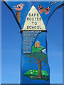 Detail, National Cycle Network milepost