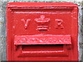 Victorian postbox, Stagshaw Lane / St. Helens Lane - royal cipher