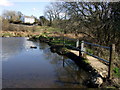 Sluicegate at the end of Wallis Pond