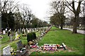 Rows of Graves at City Road Cemetery