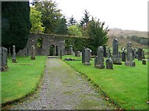 NM9346 : Graveyard and ruined church at Appin by Elliott Simpson
