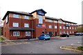 The Travelodge motel in Crewe