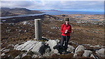 NR5584 : Trig Point on summit of Cruib by Peter Edwards