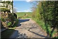 Wheat Sheaf Hill: lane junction