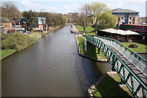 SK5639 : Nottingham Canal by Richard Croft