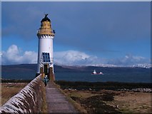 NM5057 : Rubha nan Gall lighthouse by Gordon Hatton