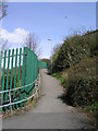 Footpath above The Mill - near Rouse Mill Lane