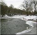 Afon Cothi iced up