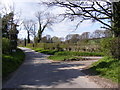 Low Road junction with Church Road, Bruisyard