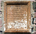 J2458 : "Regium Donum" plaque, Hillsborough fort by Albert Bridge