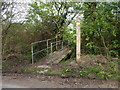 ST1371 : Footbridge over the Nant-yr-Argae, Argae Lane by John Lord