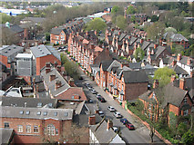 SK5639 : Nottingham: view from the Castle Rock by John Sutton
