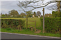 Footpath across Leigh Cricket Club field 