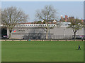 New and old schools seen from The Forest