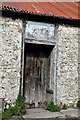 Old door and rusty roof - Boverton