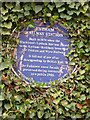 Blue plaque at Lytham Station