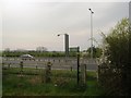 Diverted footpath beside the A299 Dual Carriageway