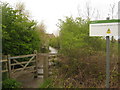 Footpath to Lodge Field Road